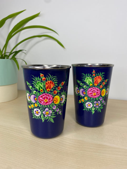 Indigo Tumbler Pair