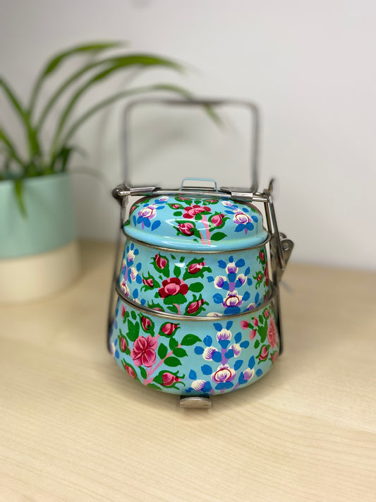 Sky Blue Tiffin Tin