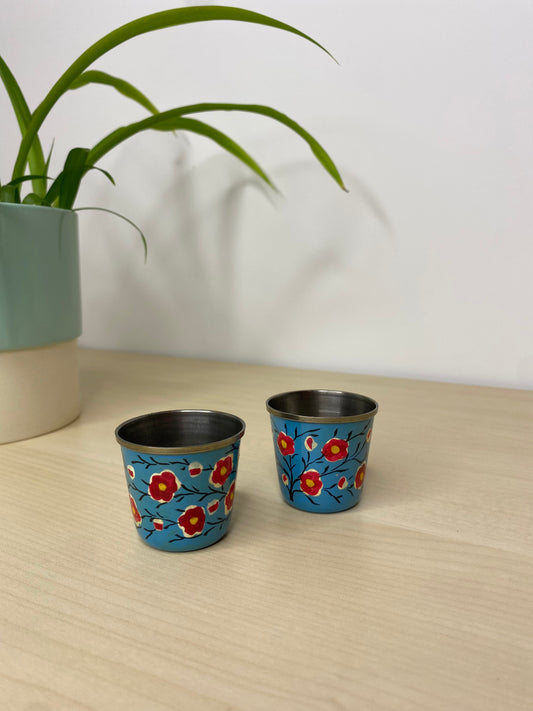 Sky Blue Egg Cup Pair