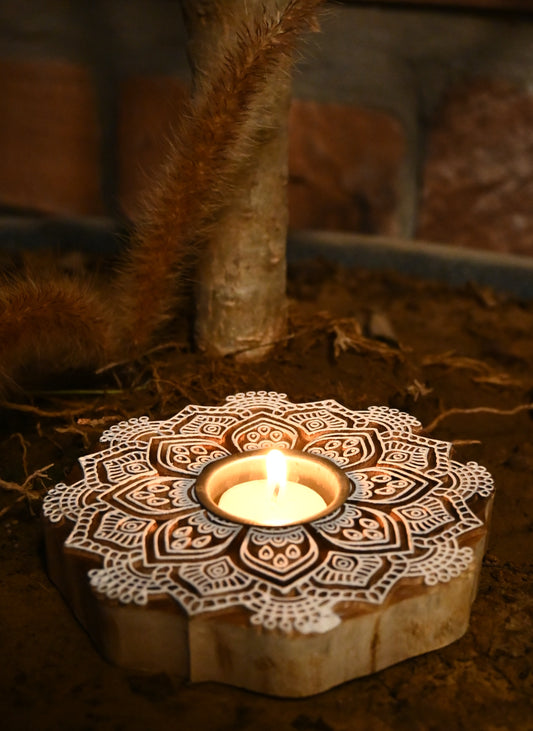 Mandala Tea Light Holder