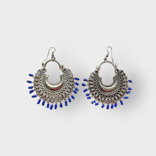 Tribal Indigo Earrings