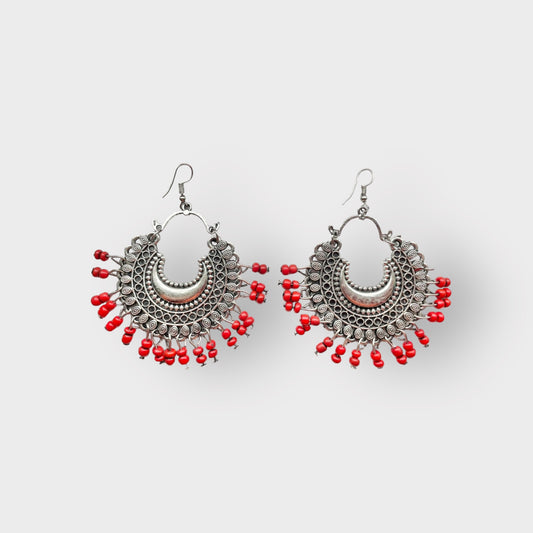 Tribal Coral Earrings