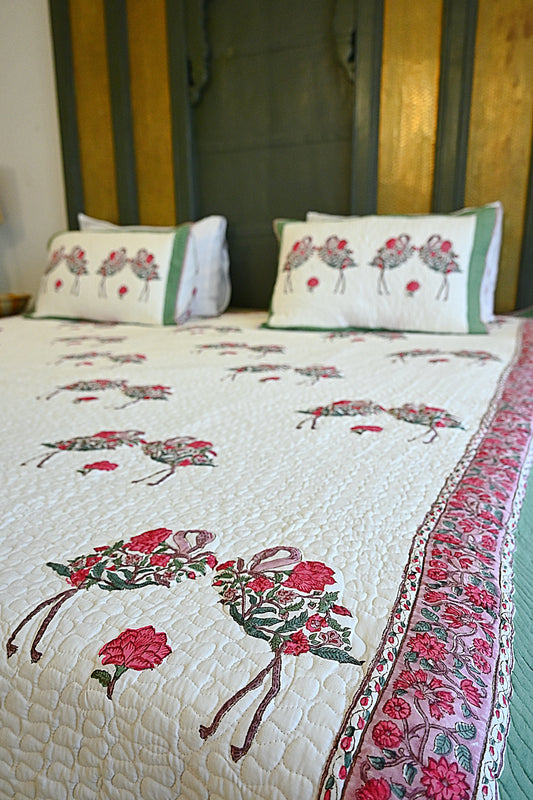 Dancing Swan Bedspread